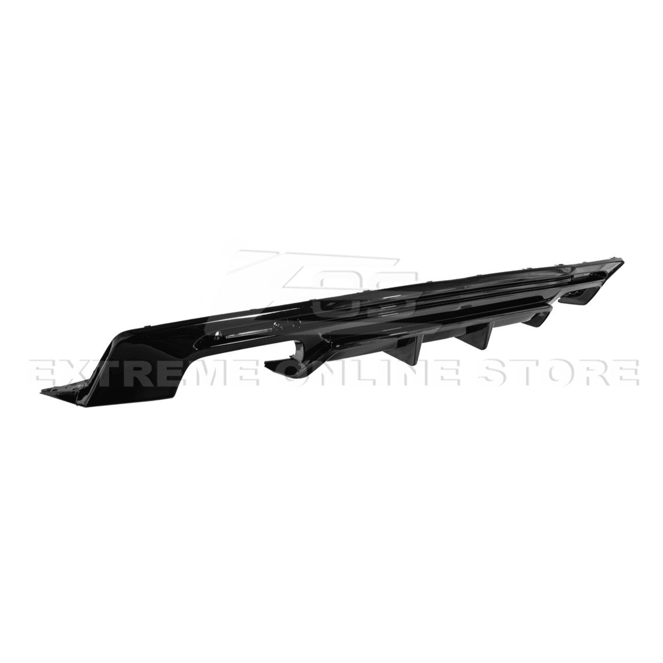 Chevrolet Camaro 6th Gen ZL1 Style Gloss Black Matte Black Rear Quad Exit Diffuser 2016-Up