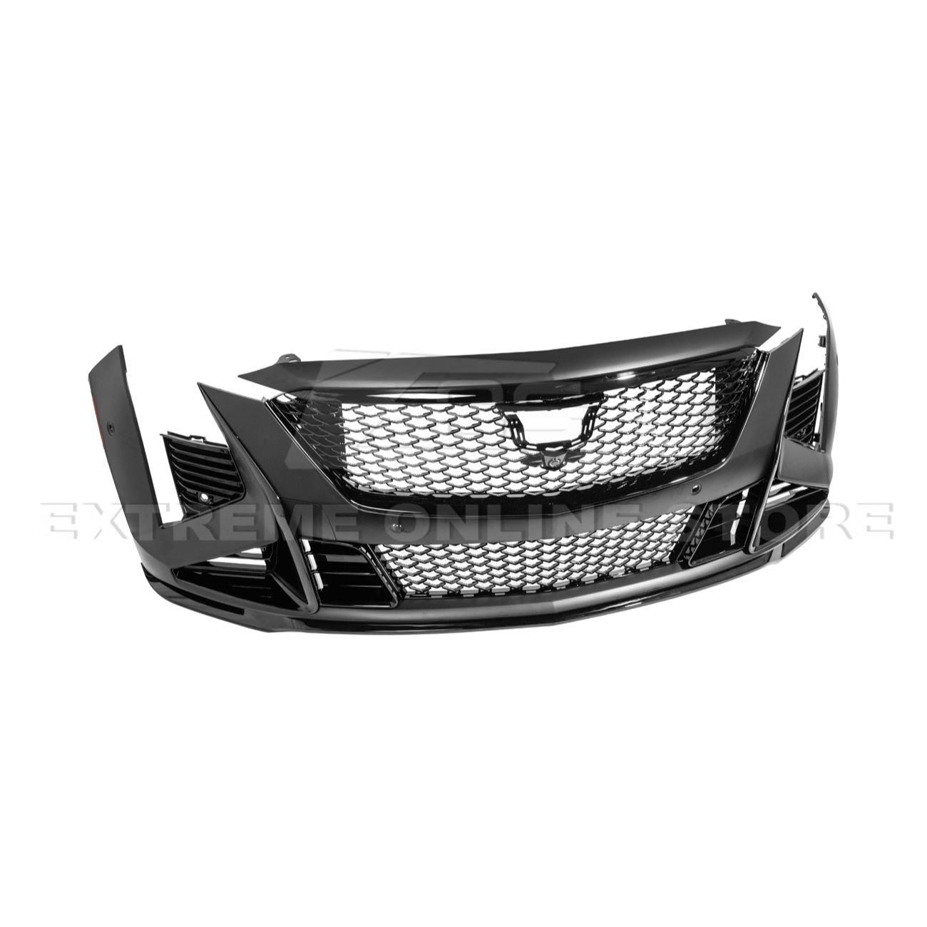 Cadillac CT5 CT5-V Blackwing Style Primed Black Front Bumper Conversion Kit 2025-Up