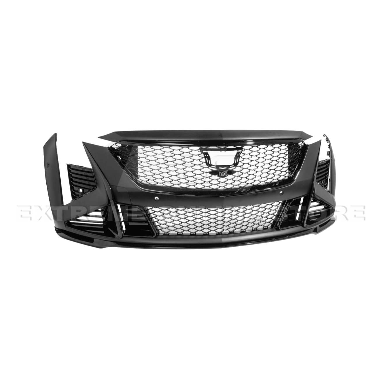 Cadillac CT5 CT5-V Blackwing Style Primed Black Front Bumper Conversion Kit 2025-Up