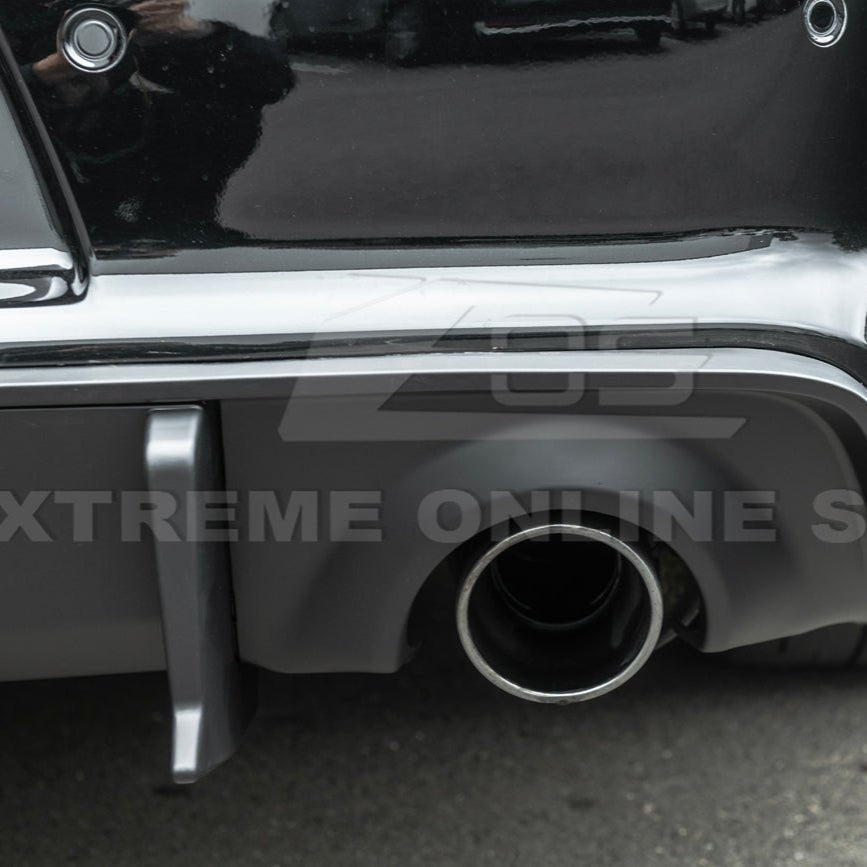 Dodge Charger Widebody SRT Style Matte Black Rear Bumper Exhaust Diffuser 2020-Up