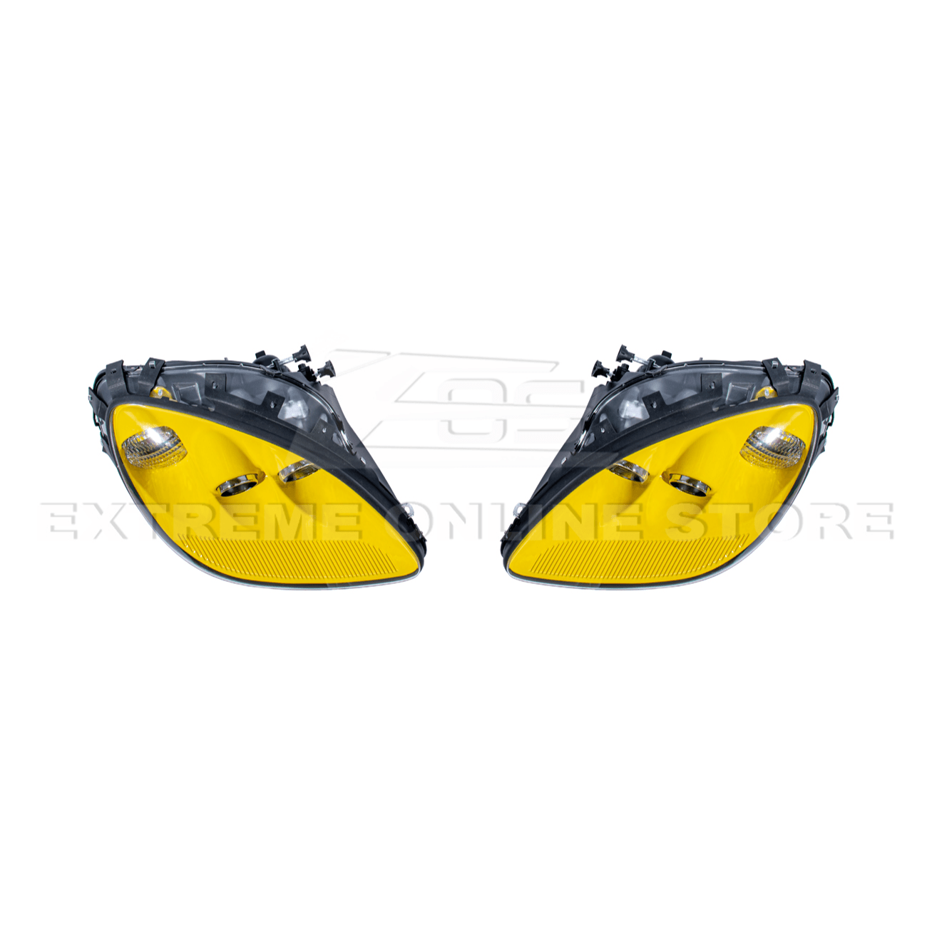 Chevrolet Corvette C6 OEM Style Clear Lens Painted Housing HID Headlights 2005-2013