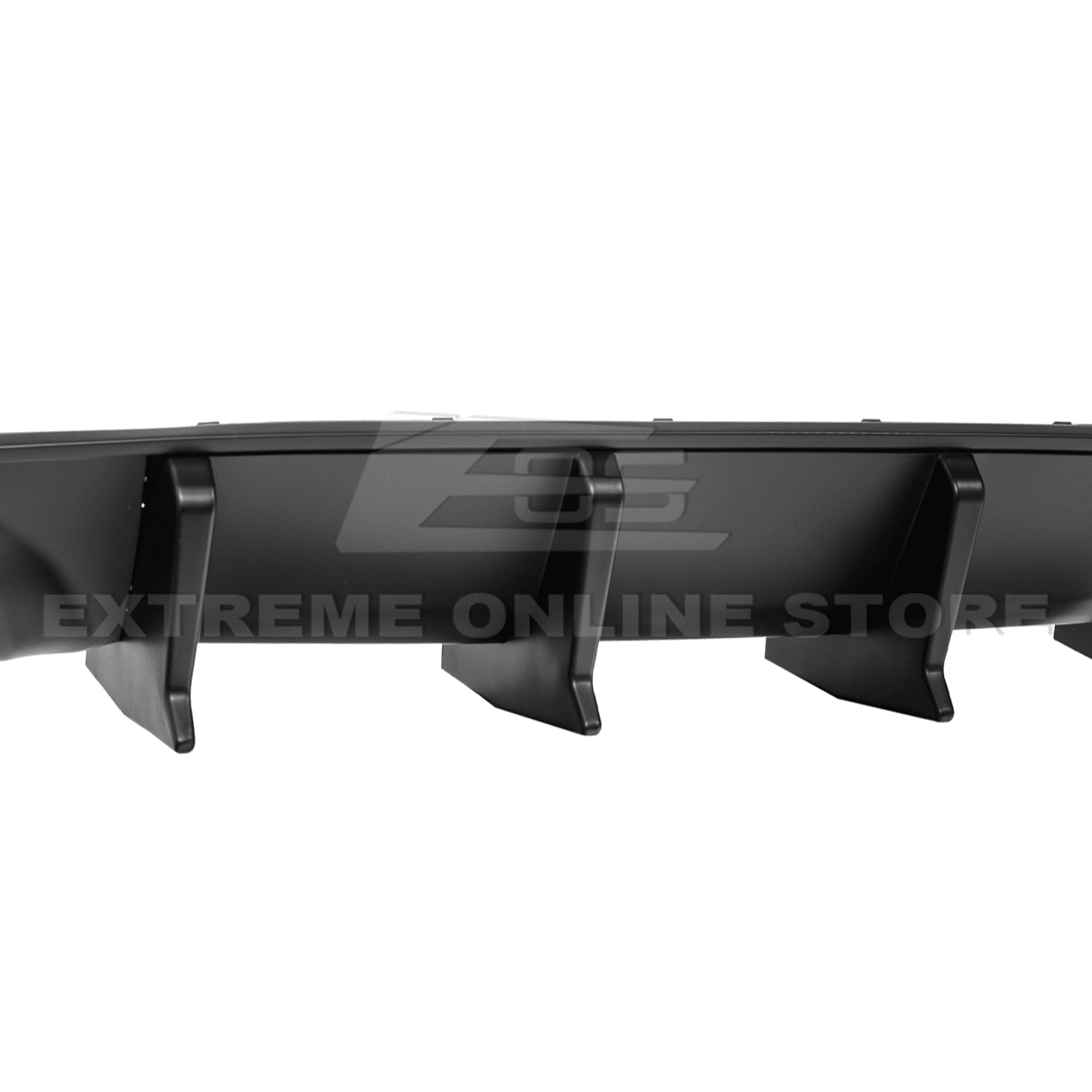 Dodge Charger Widebody SRT Style Matte Black Rear Bumper Exhaust Diffuser 2020-Up