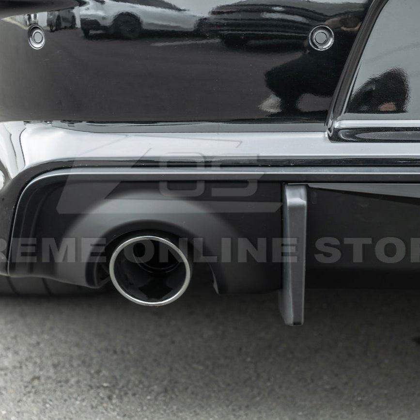 Dodge Charger Widebody SRT Performance Style Matte Gloss Black Rear Bumper Exhaust Diffuser 2020-Up