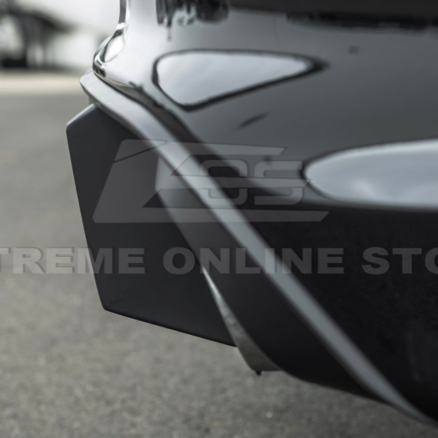 Dodge Charger Widebody SRT Performance Style Matte Gloss Black Rear Bumper Exhaust Diffuser 2020-Up
