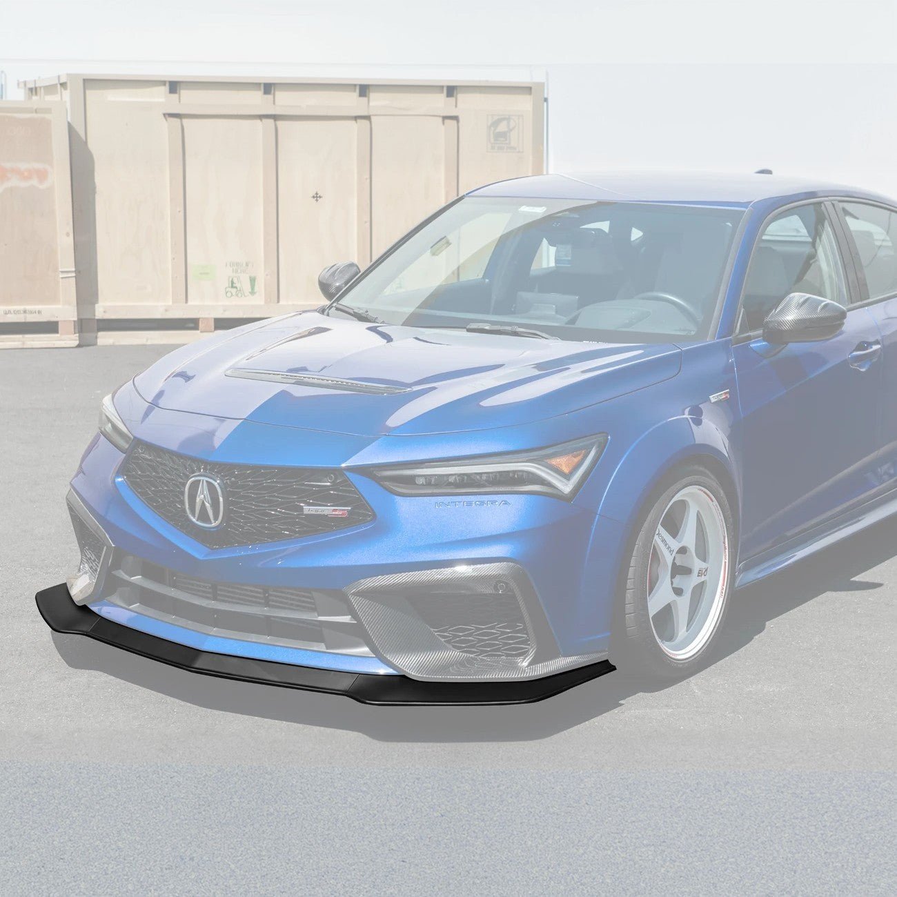 Acura Integra DE5 EOS Performance Style Matte Gloss Carbon Fiber Front Lip Splitter 2024-Up