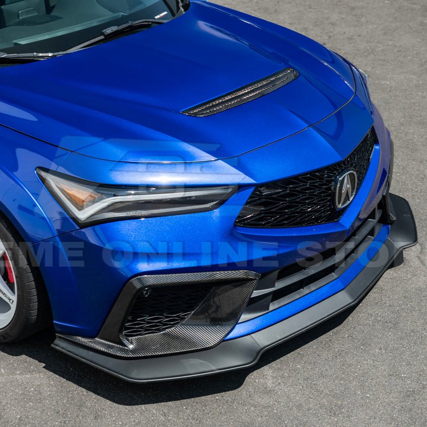 Acura Integra DE5 EOS Performance Style Matte Gloss Carbon Fiber Front Lip Splitter 2024-Up
