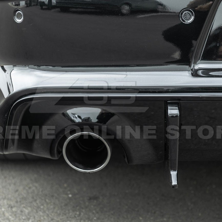 Dodge Charger Widebody SRT Style Matte Black Rear Bumper Exhaust Diffuser 2020-Up
