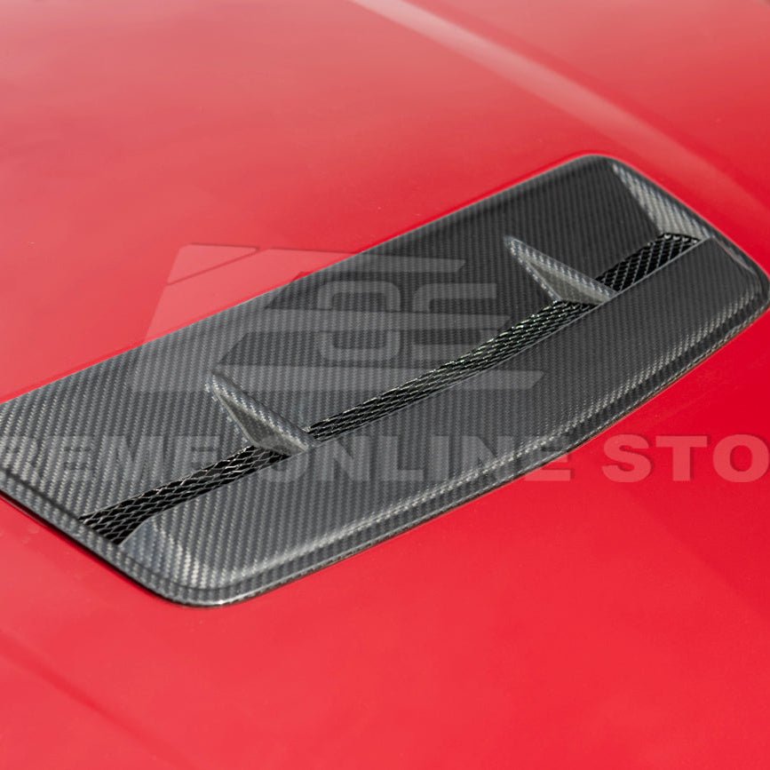 Ford Mustang S650 EOS Performance Dry Carbon Fiber Front Hood Vent Insert Cover 2024-Present