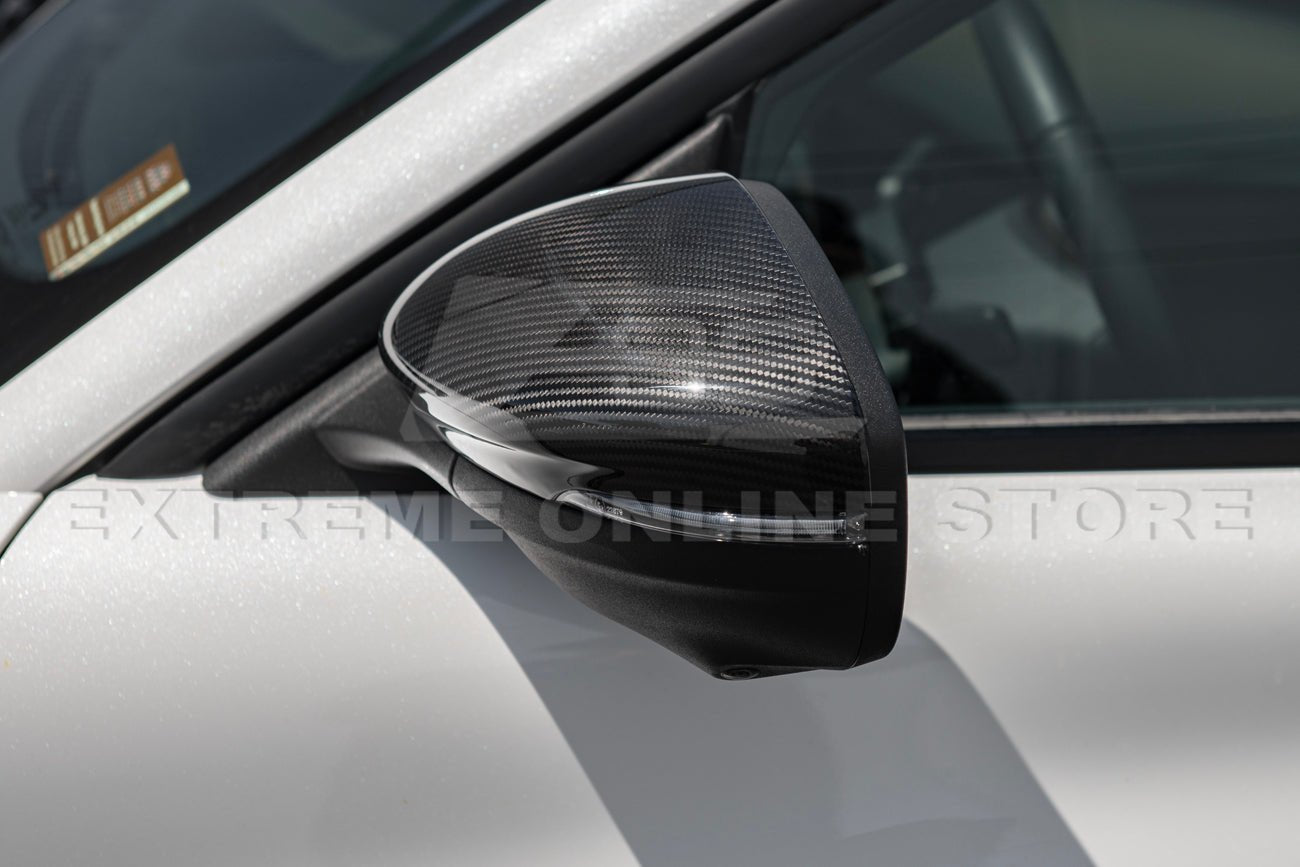 Ford Mustang Mach-E Factory Style Dry Carbon Fiber Mirror Cap Covers 2021-Up