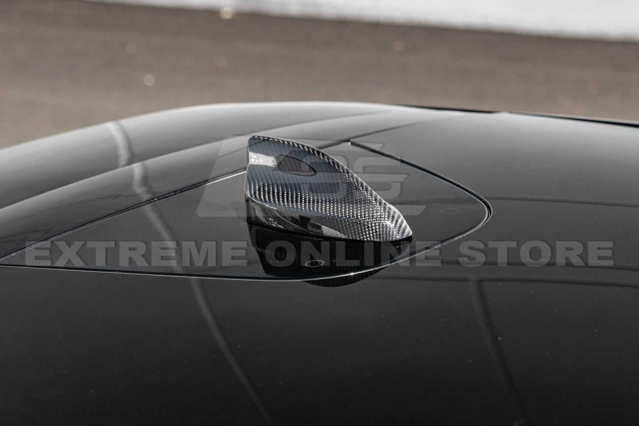 Ford Mustang Mach-E Factory Style Dry Carbon Fiber Shark Fin Roof Antenna Cover 2021-2023