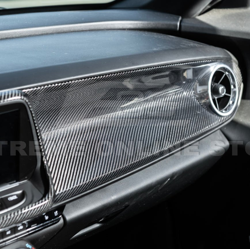 Chevrolet Camaro Dry Carbon Fiber Dashboard Instrument Panel Cover Replacement 2016-2024