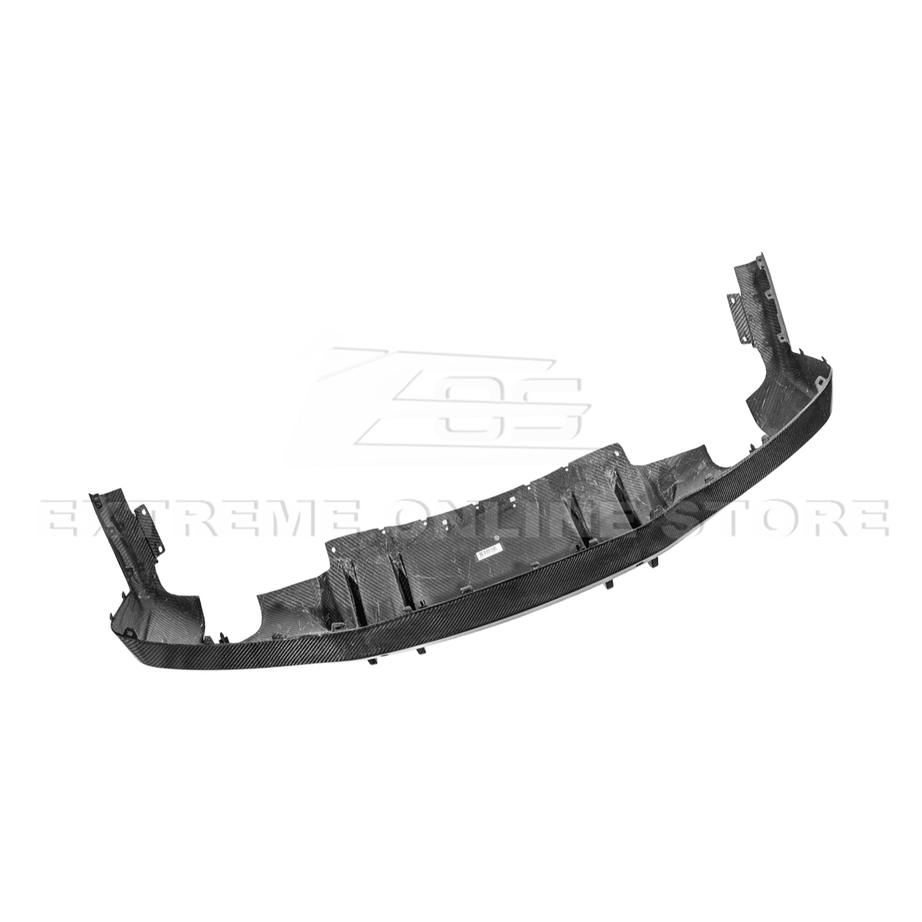 Ford Mustang S650 V2 Carbon Fiber Rear Bumper Dual Tip Diffuser 2024-Up