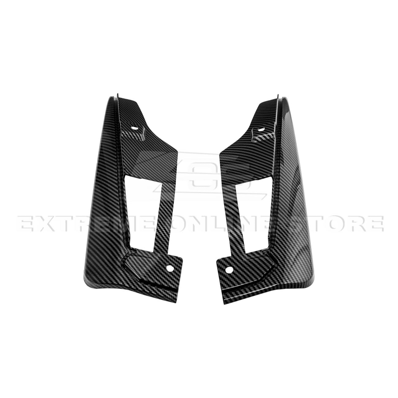 Ford Mustang S650 EOS Dry Carbon Fiber Mud Flap Splash Guard Set 2024-Up