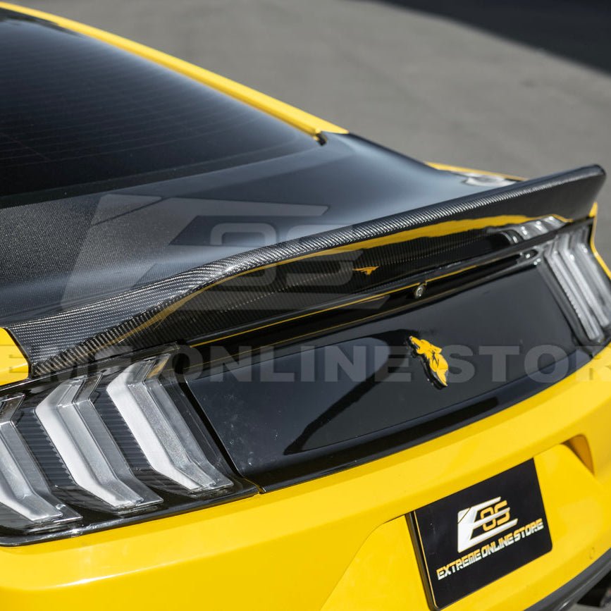 Ford Mustang S550 Super Snake Style Carbon Fiber Replacement Rear Trunk Lid 2015-2023