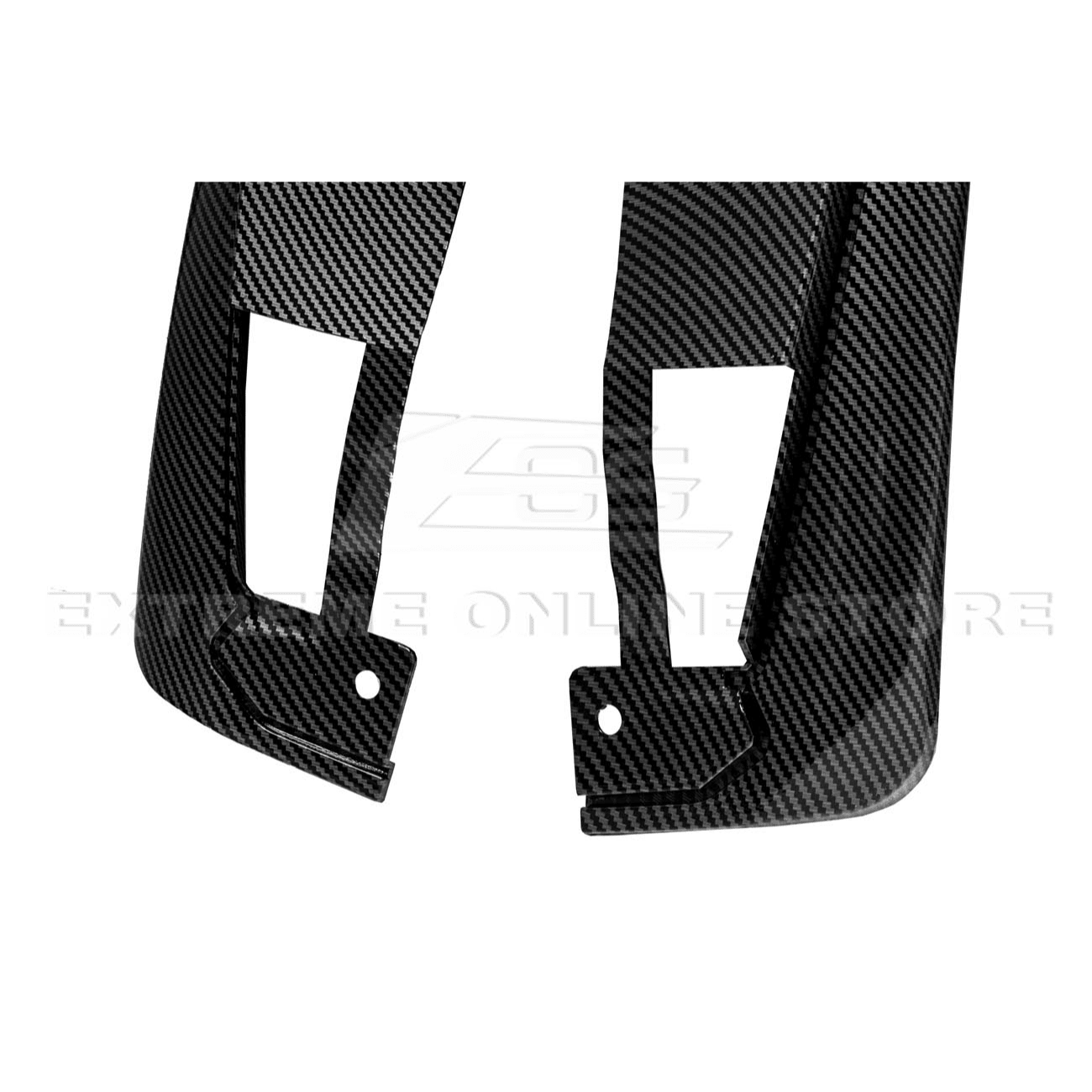 Ford Mustang S650 EOS Dry Carbon Fiber Mud Flap Splash Guard Set 2024-Up