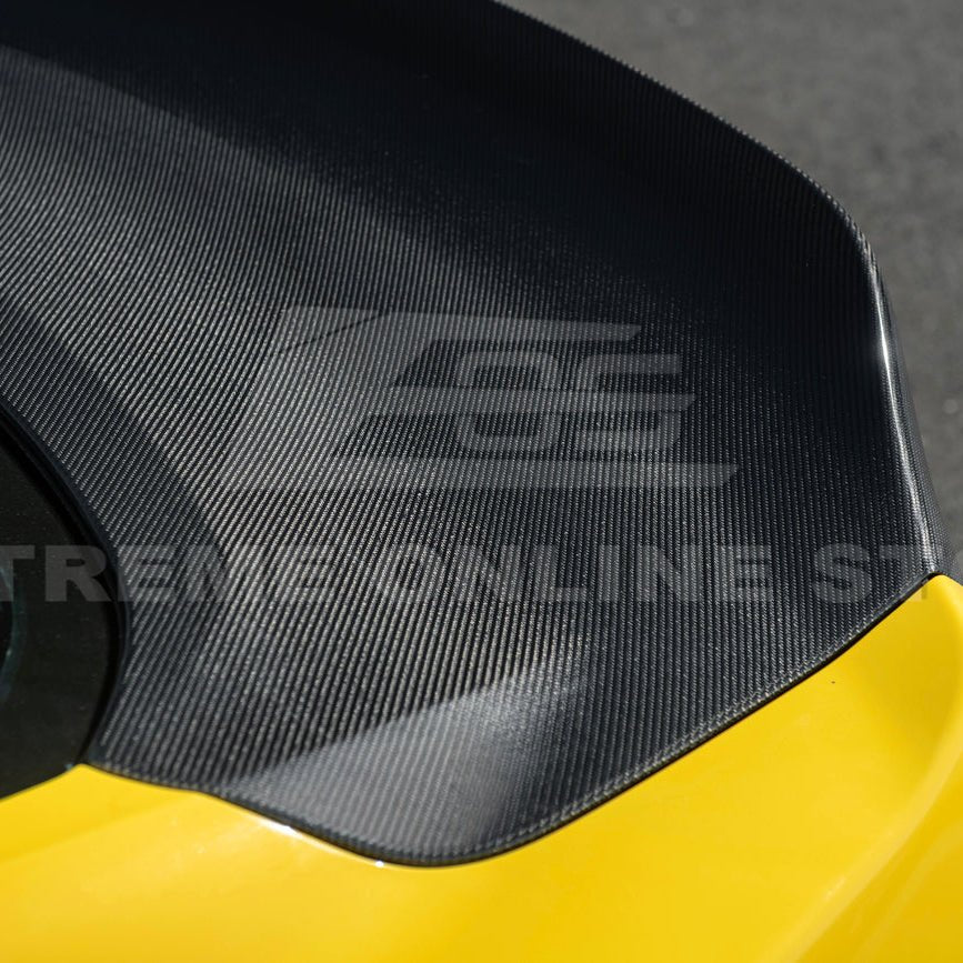 Ford Mustang S550 Super Snake Style Carbon Fiber Replacement Rear Trunk Lid 2015-2023