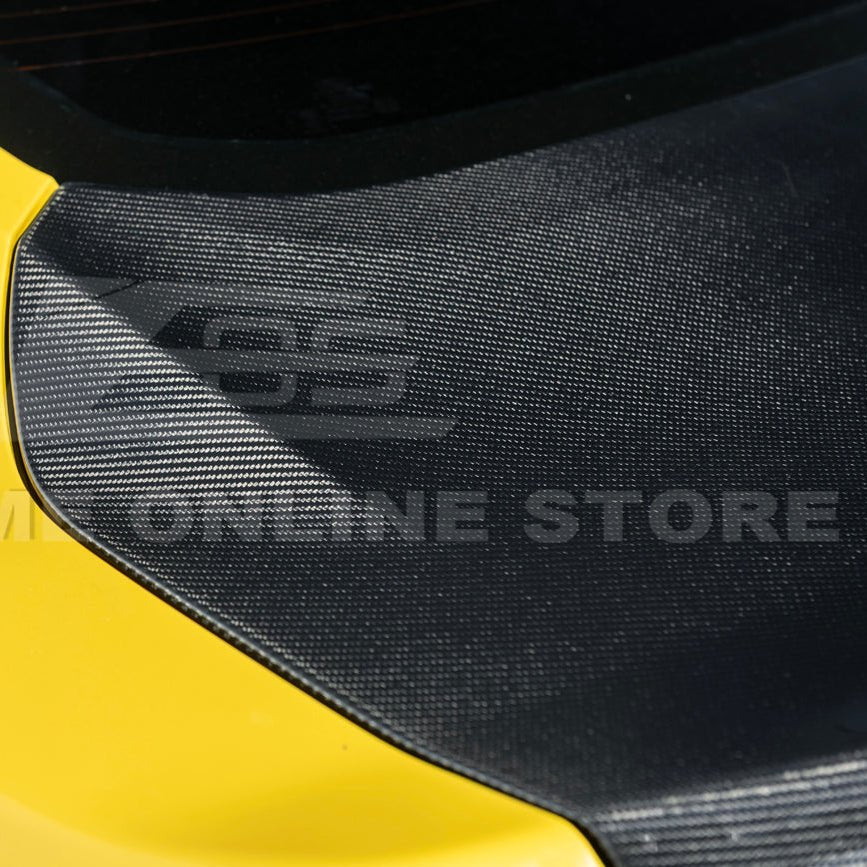 Ford Mustang S550 Super Snake Style Carbon Fiber Replacement Rear Trunk Lid 2015-2023