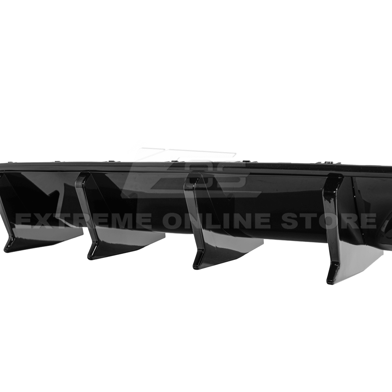 Dodge Charger Widebody SRT Style Matte Black Rear Bumper Exhaust Diffuser 2020-Up