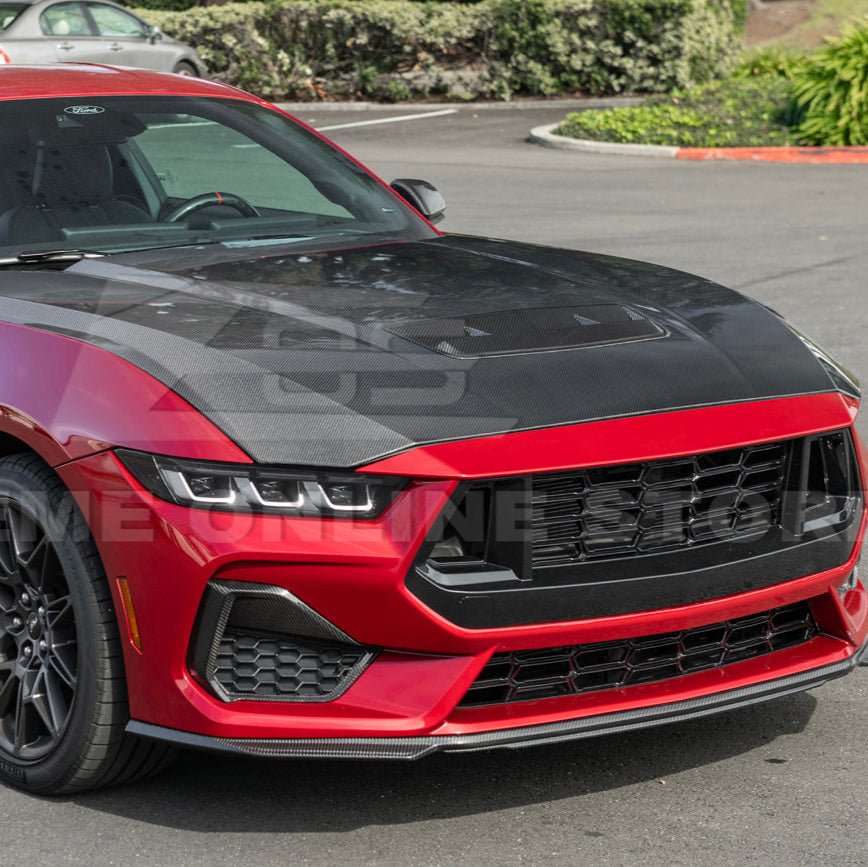 Ford Mustang S650 Factory Style EOS Performance Carbon Fiber Front Hood Vent Cover 2024-Present