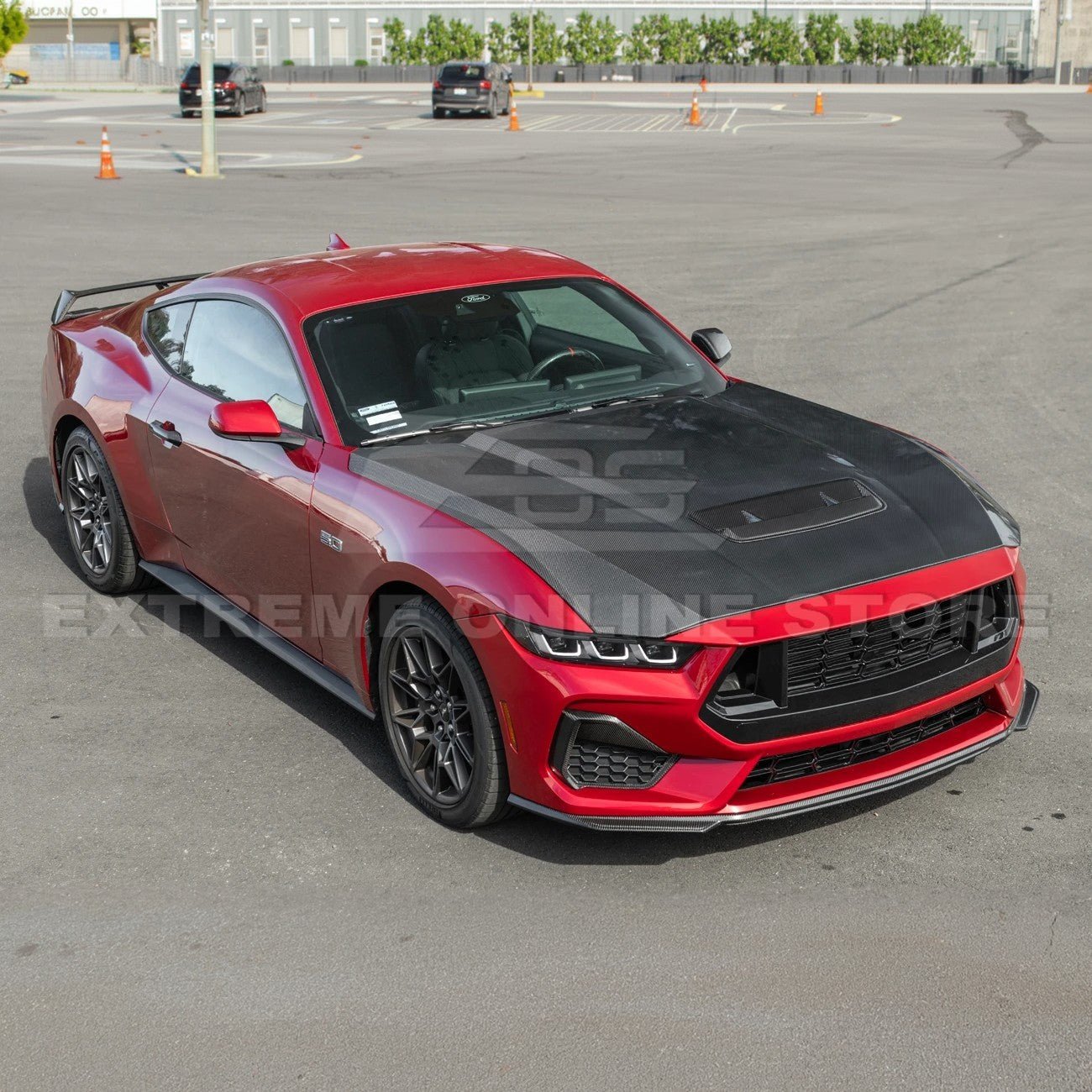 Ford Mustang S650 Factory Style EOS Performance Carbon Fiber Front Hood Vent Cover 2024-Present