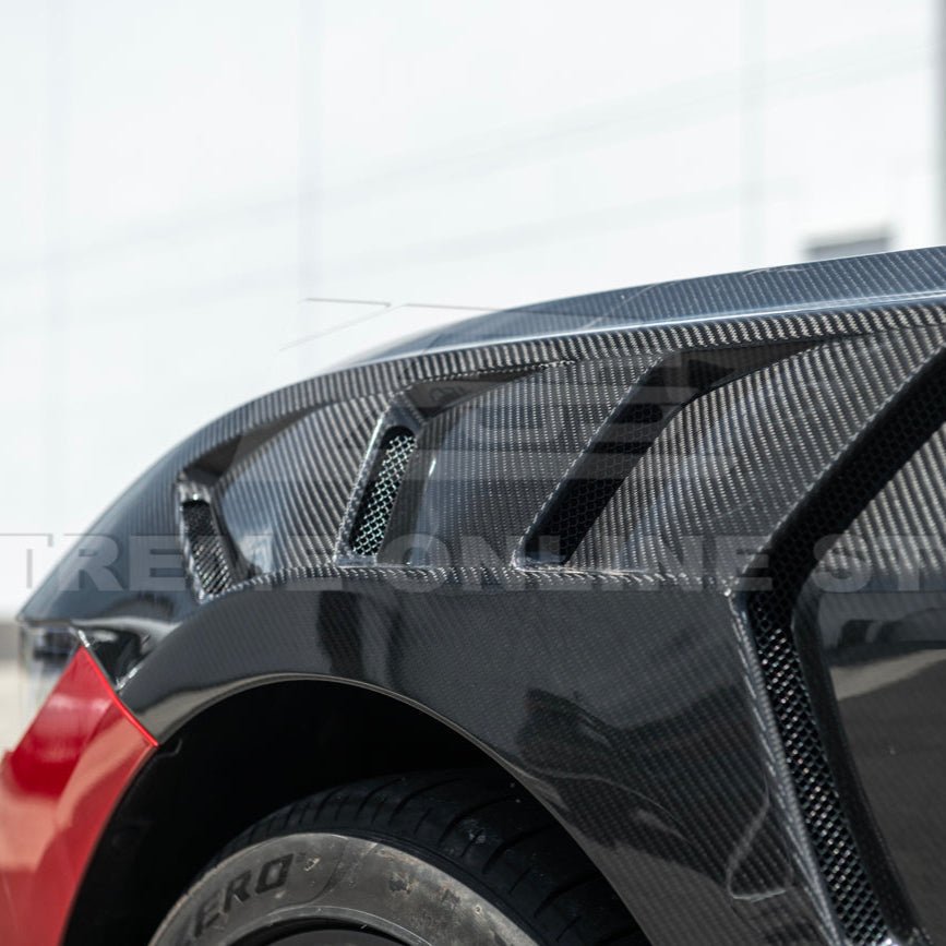 Ford Mustang S650 GTD Style Carbon Fiber Front Side Vented Fenders 2024-Present