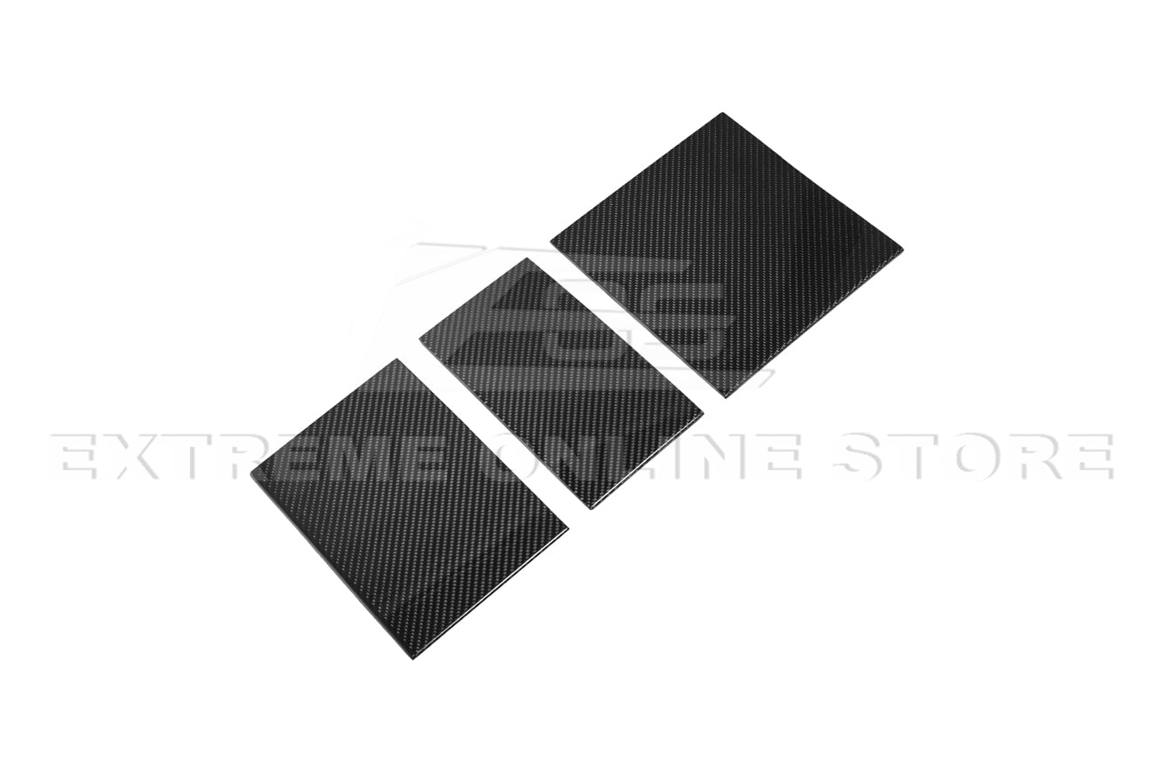 Tesla Model 3 Highland / Model Y Carbon Fiber Interior Central Storage Box Cover 2024-Up