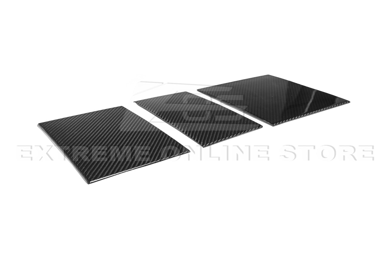 Tesla Model 3 Highland / Model Y Carbon Fiber Interior Central Storage Box Cover 2024-Up