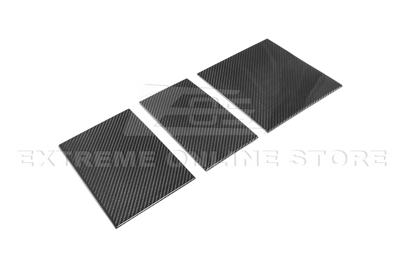 Tesla Model 3 Highland / Model Y Carbon Fiber Interior Central Storage Box Cover 2024-Up