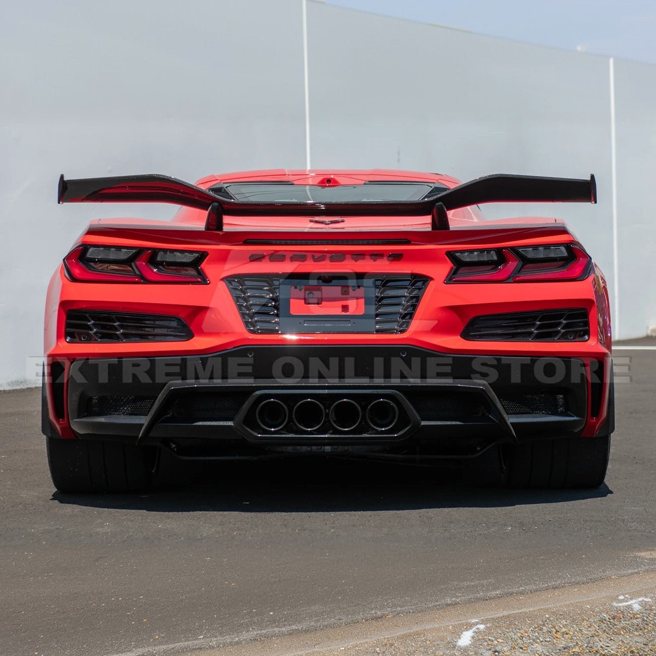 Chevrolet Corvette C8 Z06 E-Ray Carbon Flash Metallic License Plate Backing 2020-Up