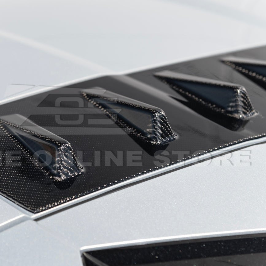Chevrolet Corvette C8 EOS Style Carbon Fiber Rear Roof Vortex Generator Spoiler 2020-2026