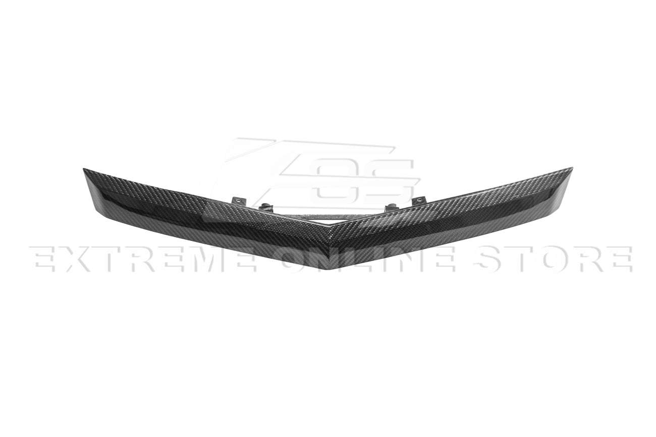Cadillac CTS-V Coupe Dry Carbon Fiber Rear Deck Lid Applique Trunk Insert 2009-2015
