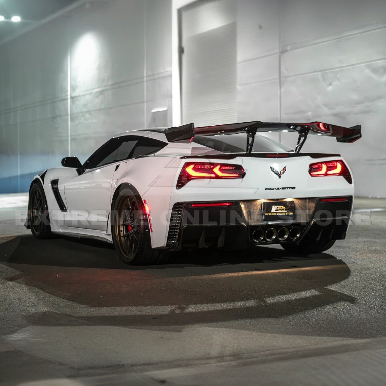 Chevrolet Corvette C7 GM Factory Style Smoke Clear Lens Rear Taillight 2014-2019