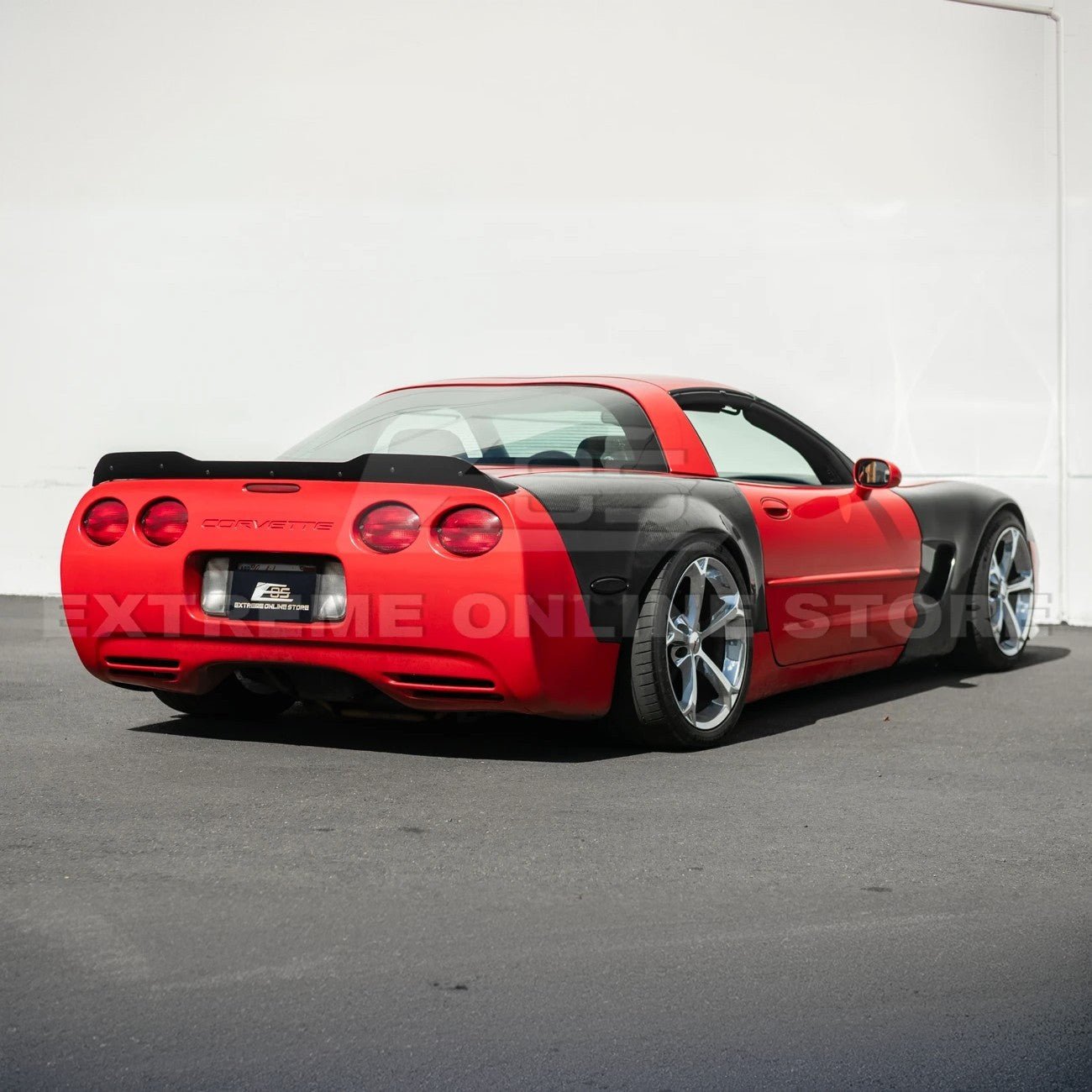 Corvette C5 ZR1 Extended Rear Wickerbill Spoiler Gloss Black 1997–2004