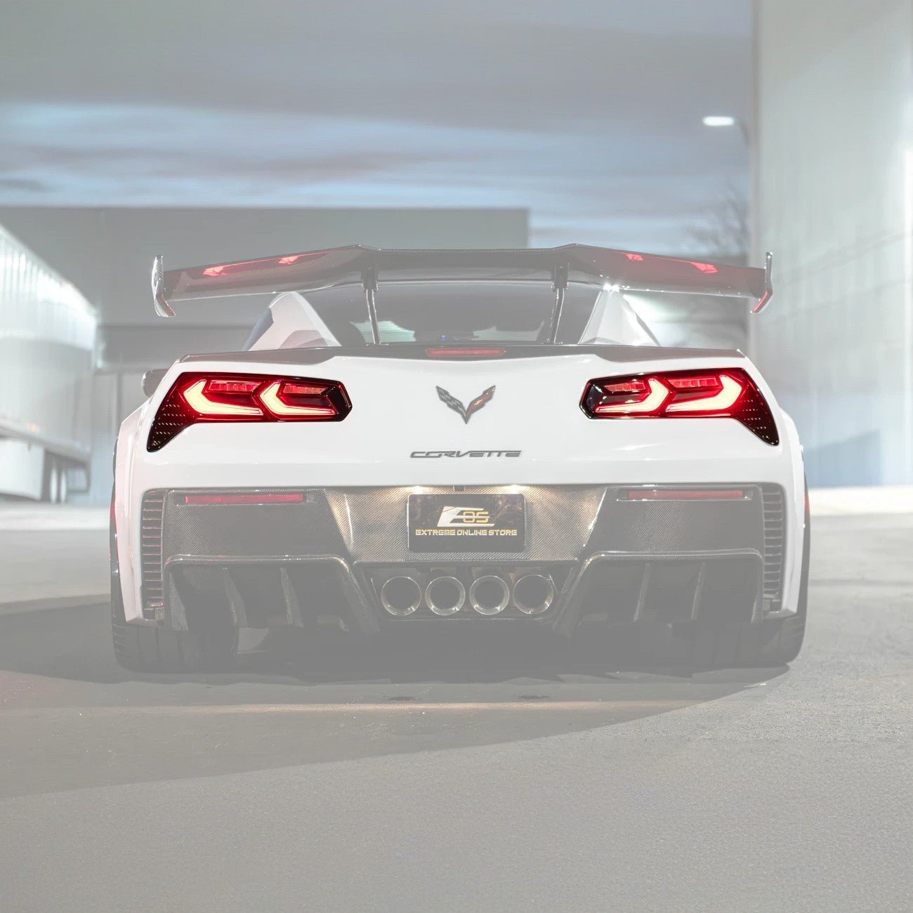 Chevrolet Corvette C7 GM Factory Style Smoke Clear Lens Rear Taillight 2014-2019
