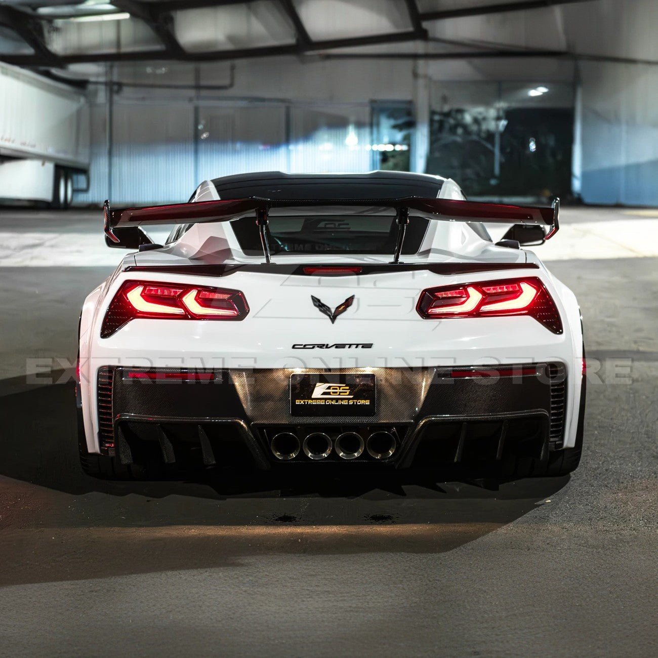 Chevrolet Corvette C7 GM Factory Style Smoke Clear Lens Rear Taillight 2014-2019