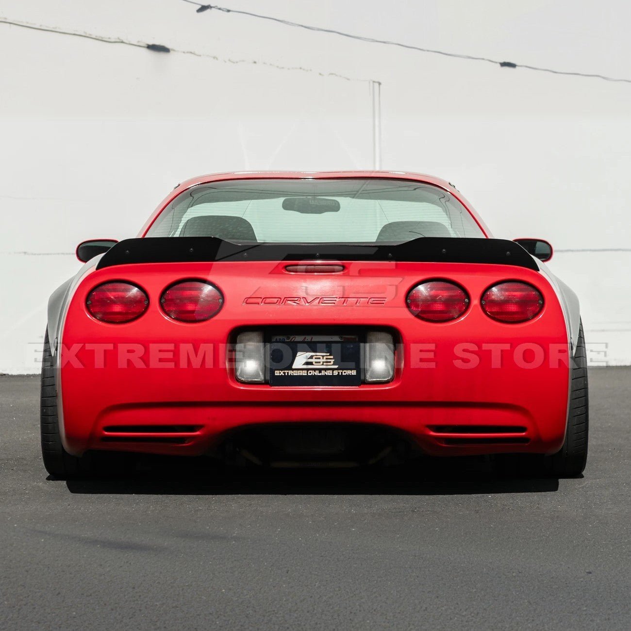 Corvette C5 ZR1 Extended Rear Wickerbill Spoiler Gloss Black 1997–2004
