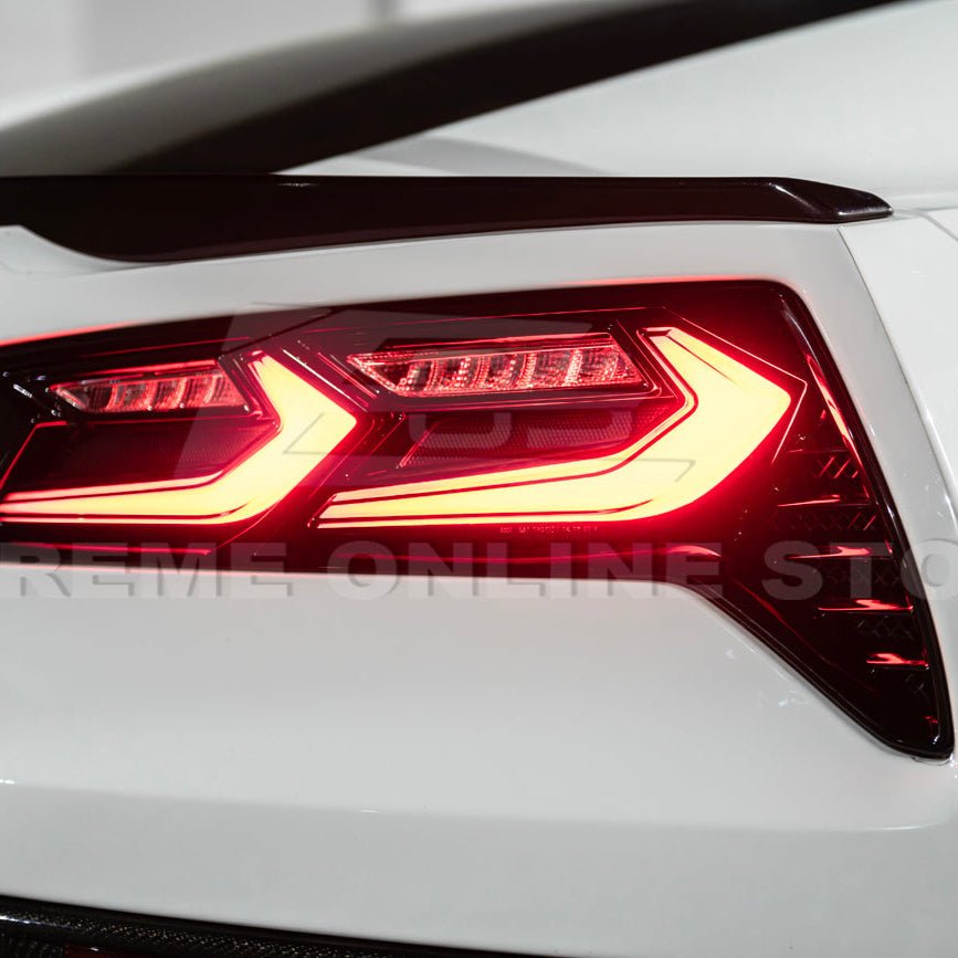 Chevrolet Corvette C7 GM Factory Style Smoke Clear Lens Rear Taillight 2014-2019