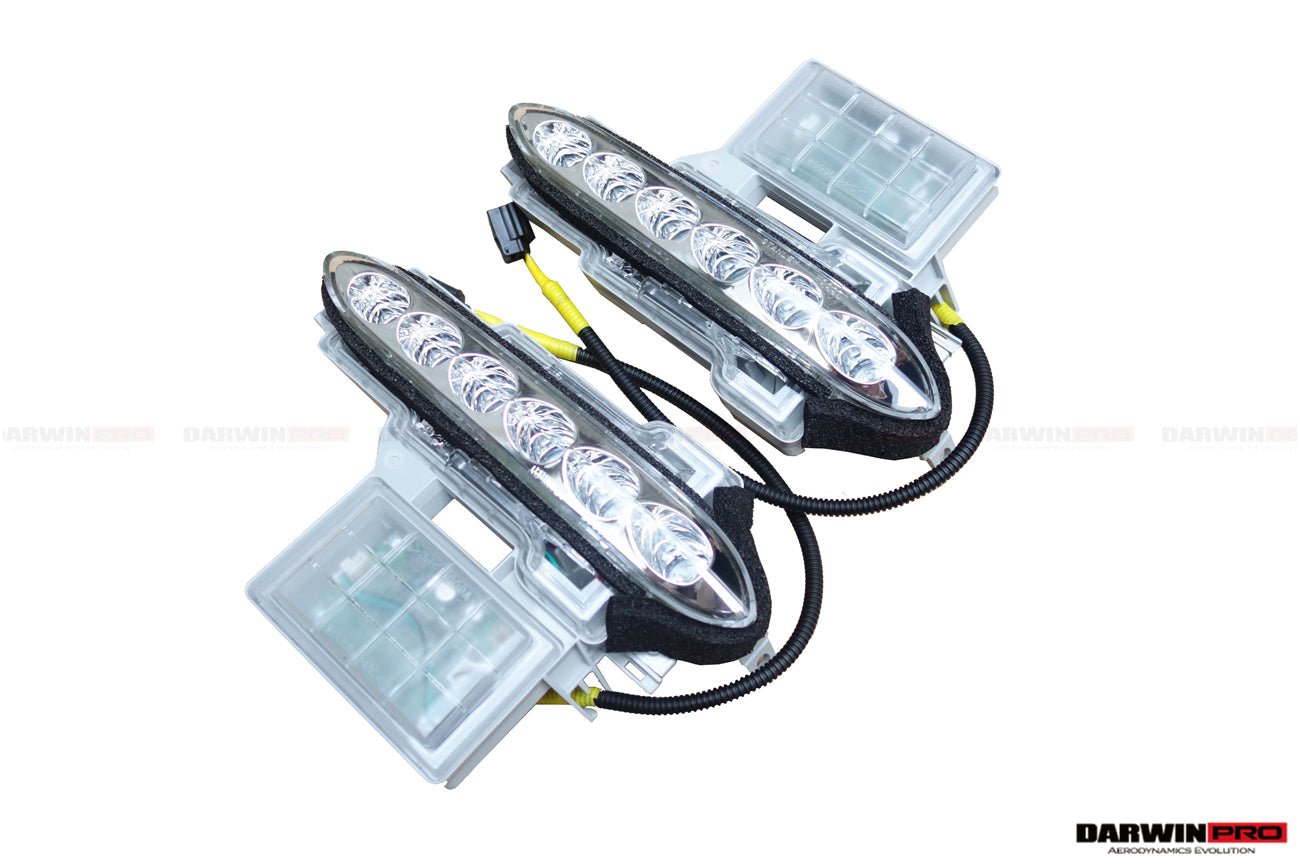 2012 - 2016 Nissan GTR R35 DBA Front Bumper LED Day Running Lights