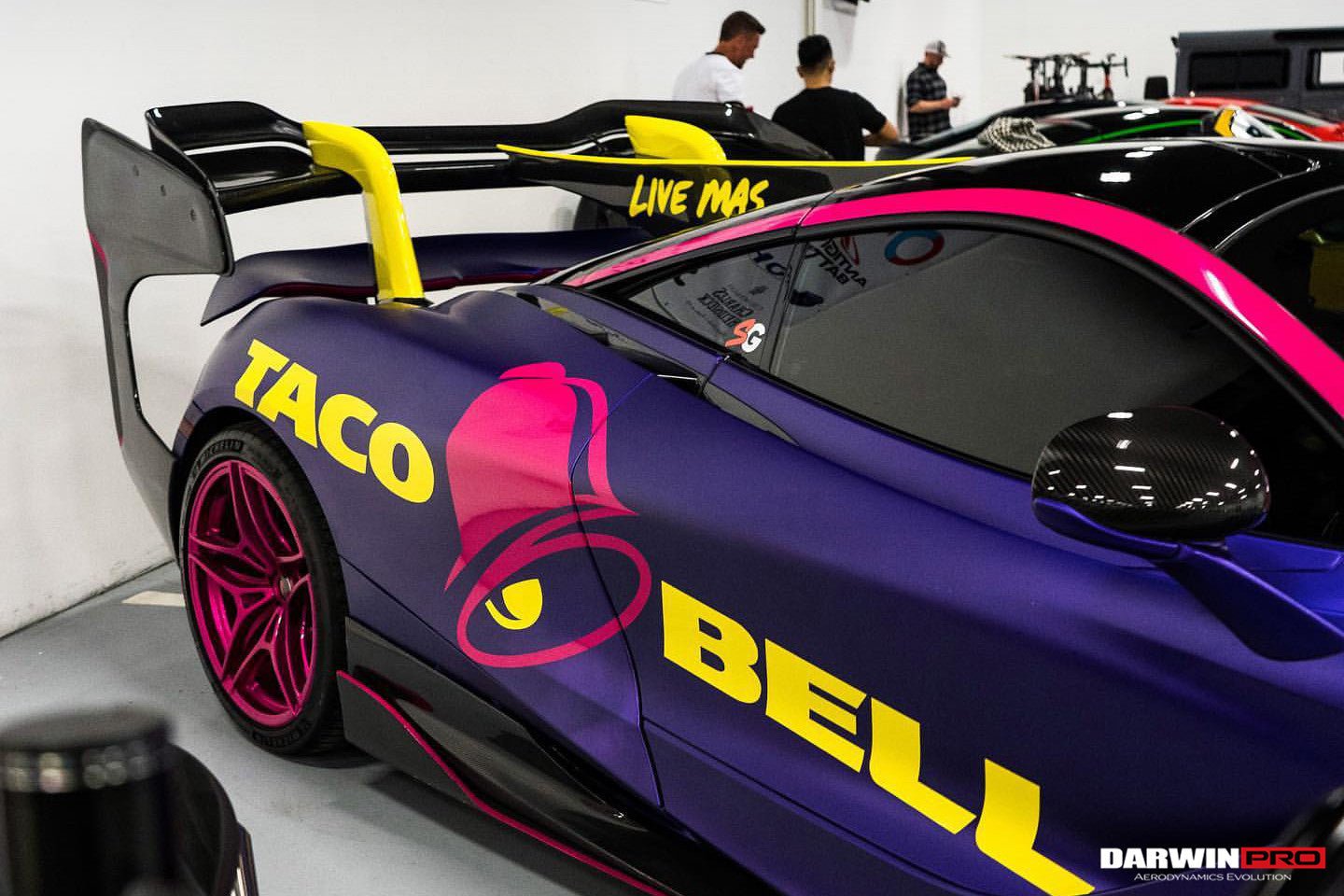 2017 - 2022 McLaren 720S Se²GTR Style Trunk Wing with Side Winglets