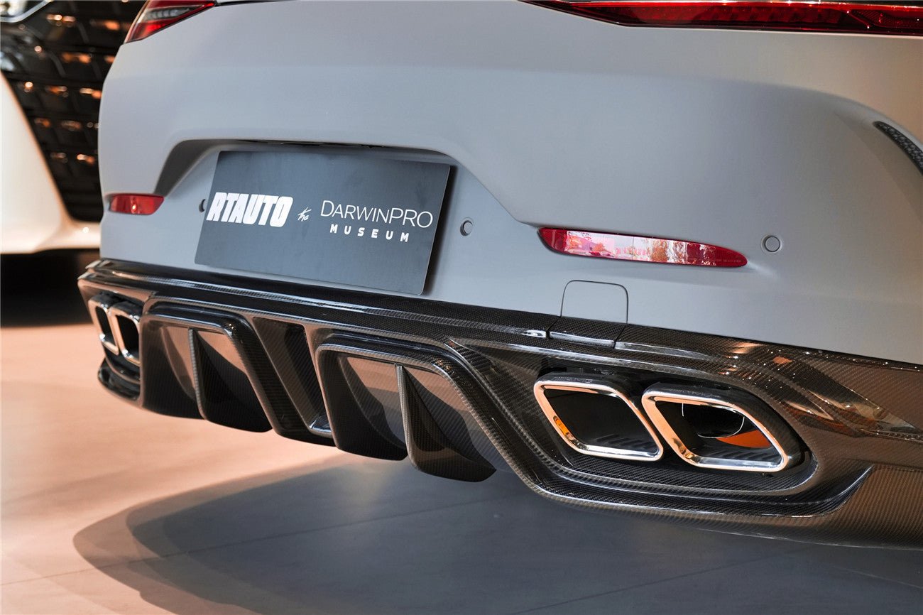 Mercedes Benz AMG GT 4Door Rear Diffuser with Exahust Tips (2019–2024)