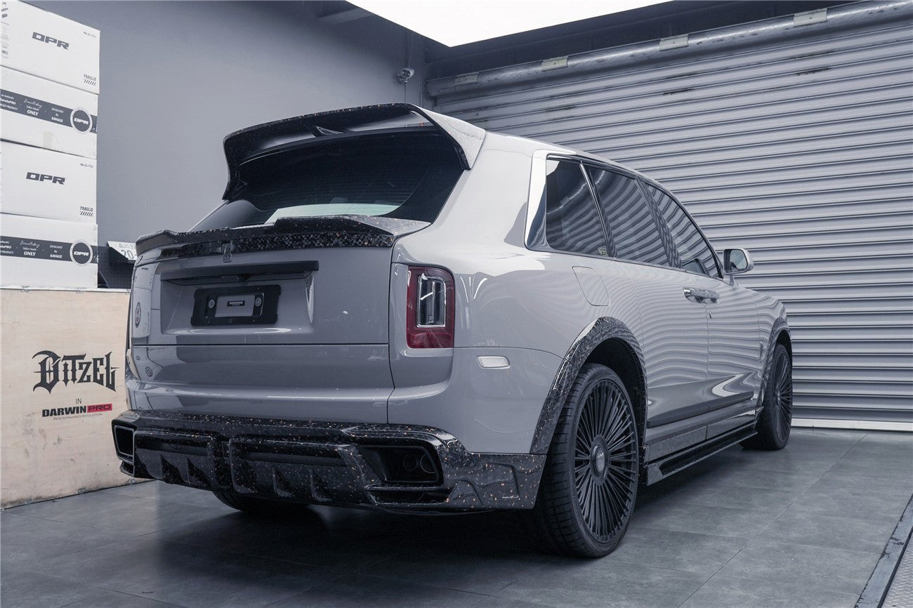 2018 - 2024 Rolls-Royce Cullinan BKSS Style Carbon Fiber Roof Spoiler