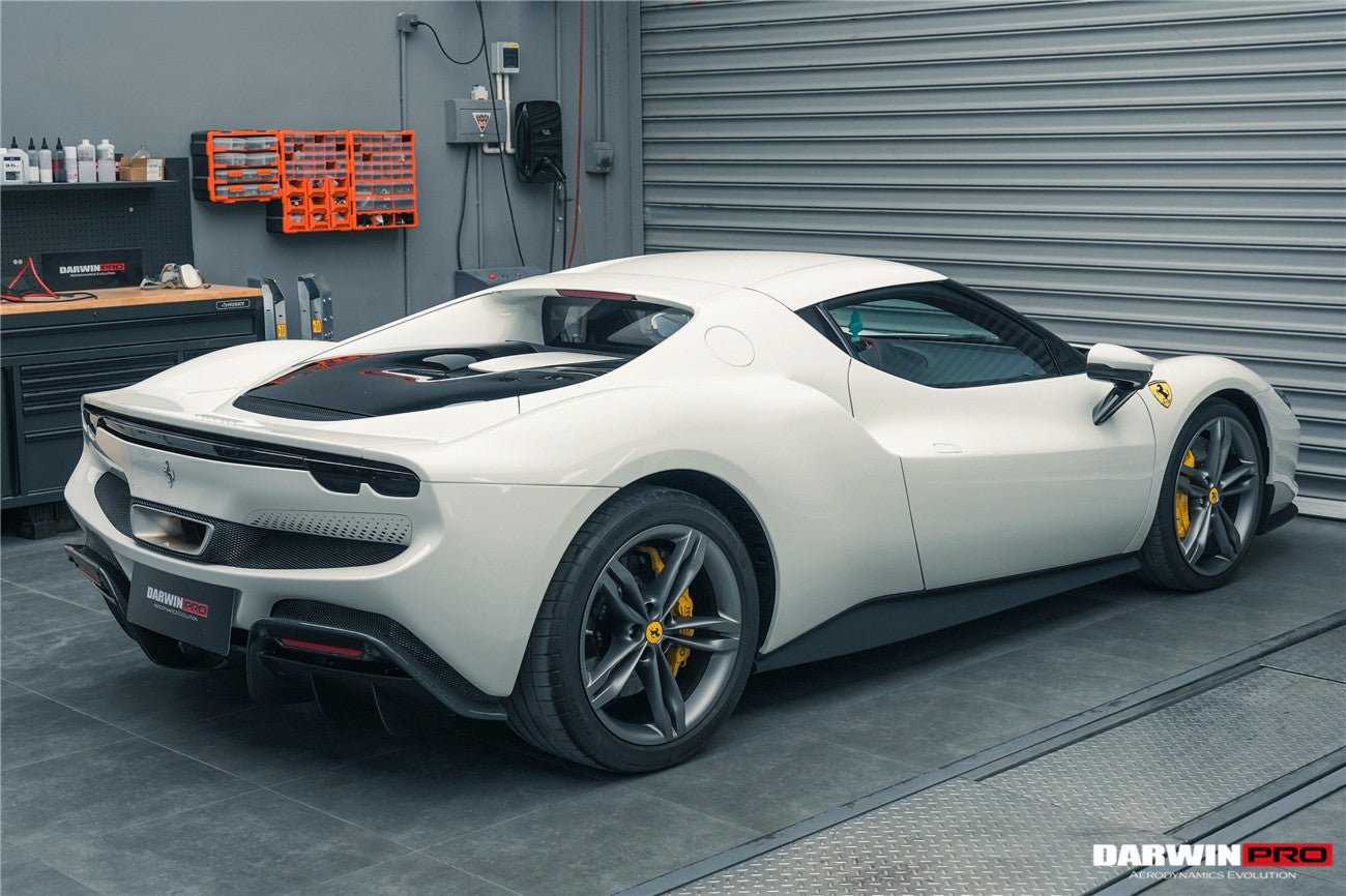 2022 - 2025 Ferrari 296 GTB (Type F171) OE Style Carbon Fiber Rear Diffuser