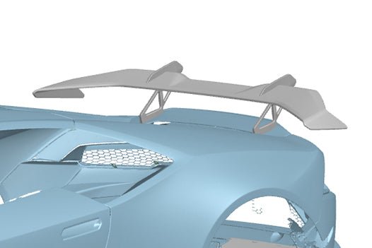 2019 - 2025 Lamborghini Huracan EVO AD Style Dry Carbon Wing