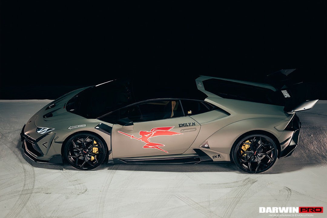 2015 - 2025 Lamborghini Huracan LP610 & LP580 & EVO & STO & Tecnica BKSSII Style Side Skirts