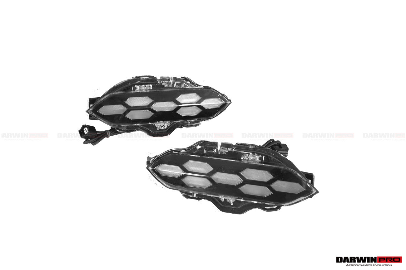 2023 - 2025 Nissan GTR R35 Facelift Front Bumper LED Day Running Lights