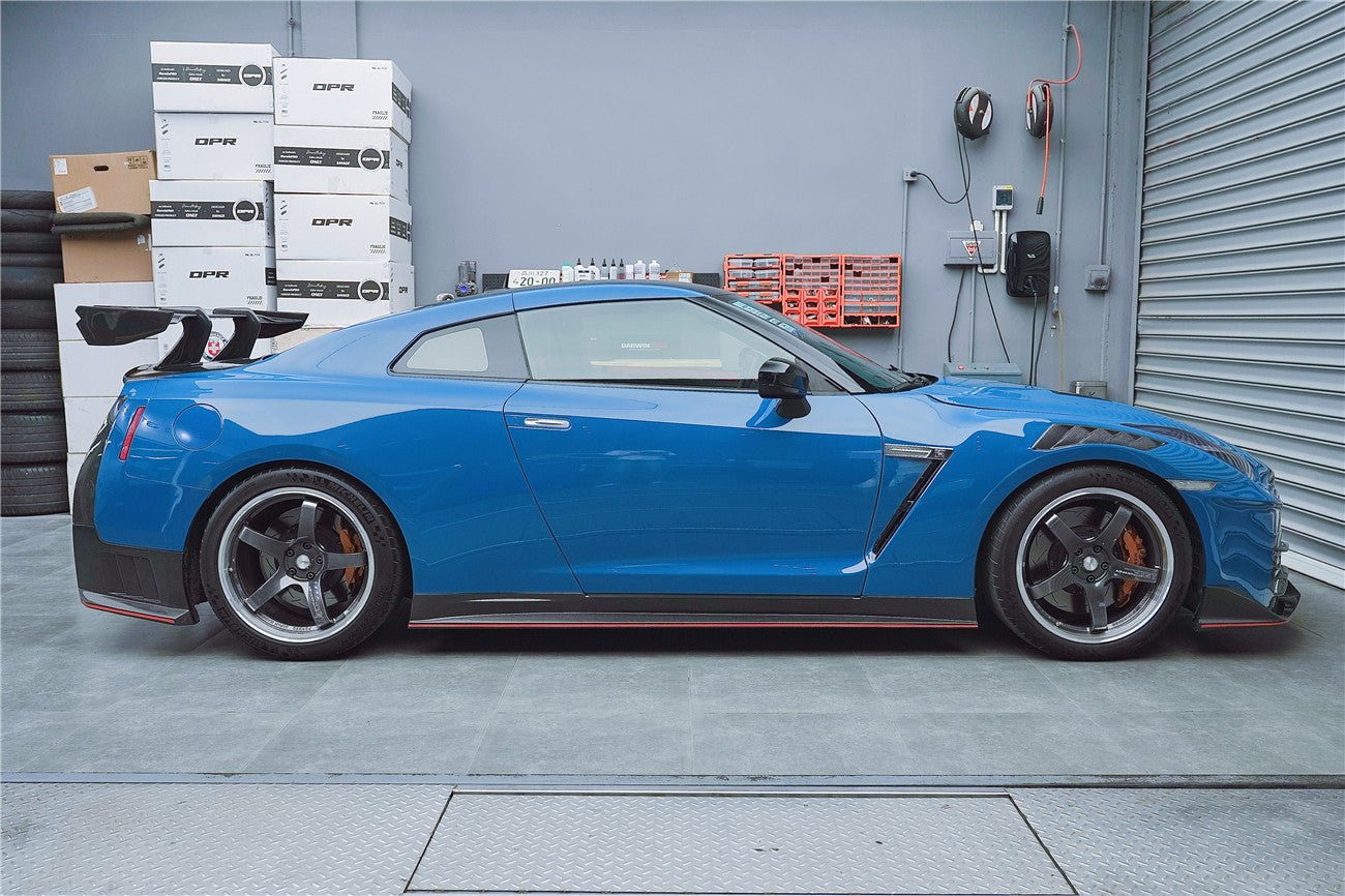 2008–2024 Nissan GTR R35 Nismo Style Carbon Fiber Side Skirts