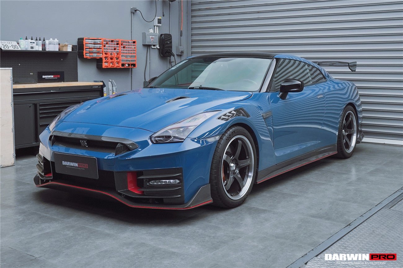 2008-2023 Nissan GTR R35 CBA DBA EBA 2024-Nismo Style Part Carbon Fiber Front Bumper - DarwinPRO Aerodynamics