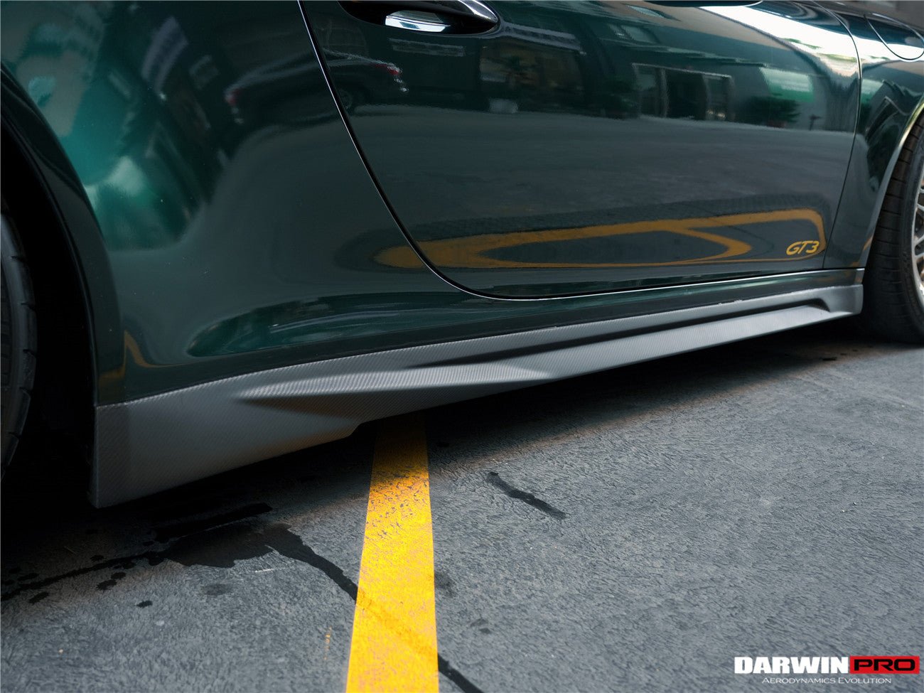 2017 - 2019 Porsche 911 991.2 GT3 Only BKSS Style Carbon Fiber Side Skirts