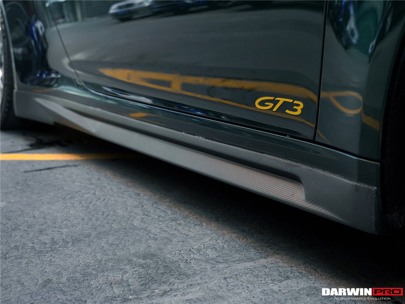 2017 - 2019 Porsche 911 991.2 GT3 Only BKSS Style Carbon Fiber Side Skirts