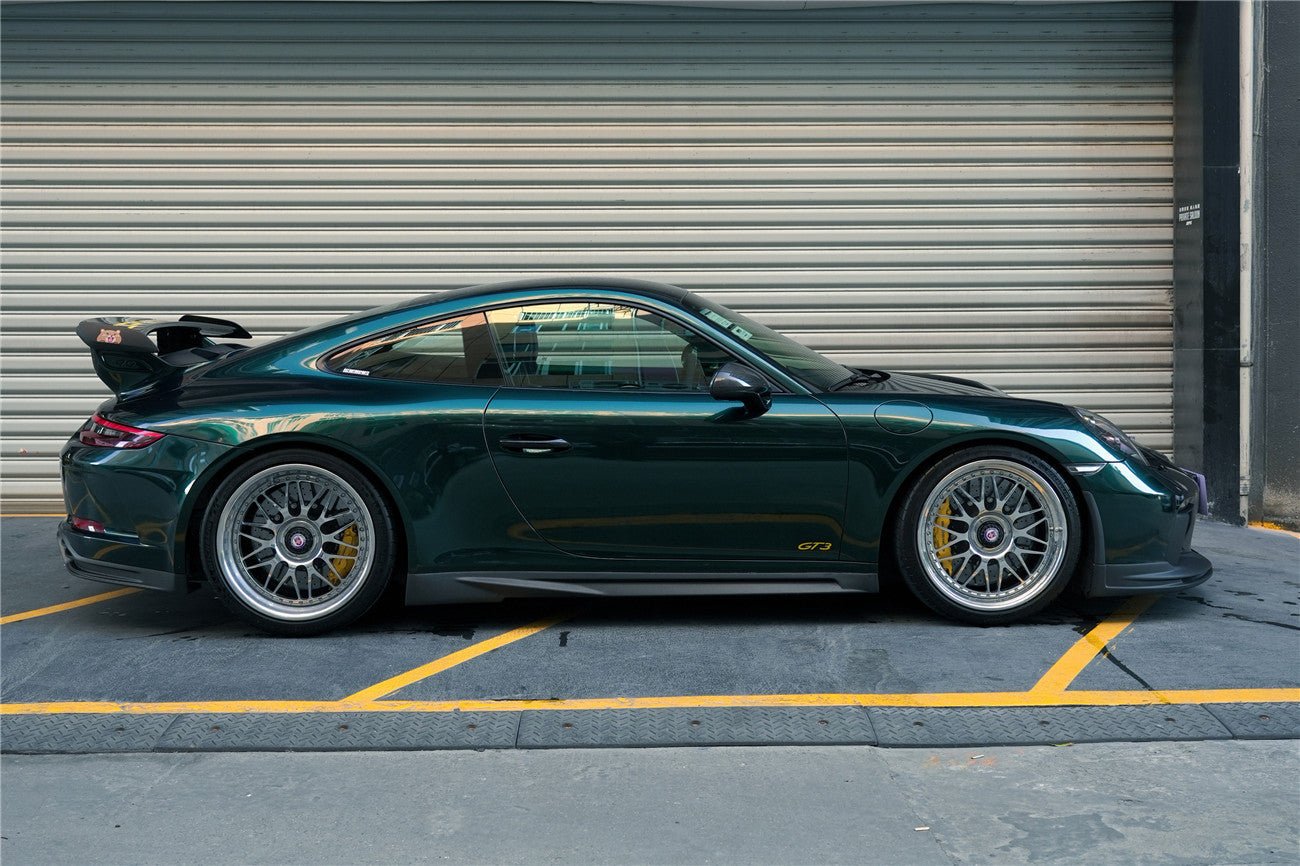 2017 - 2019 Porsche 911 991.2 GT3 Only BKSS Style Carbon Fiber Side Skirts